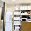 MUJIで作ったキッチン収納の画像