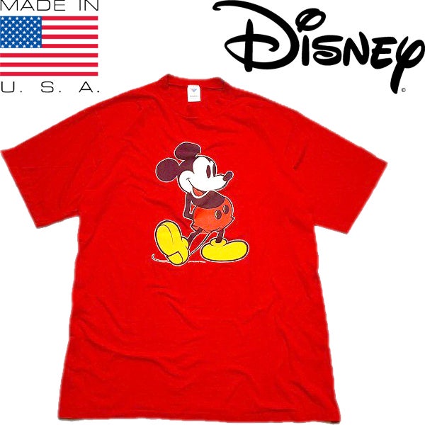 DisneyキャラクタープリントTシャツ古着屋カチカチ