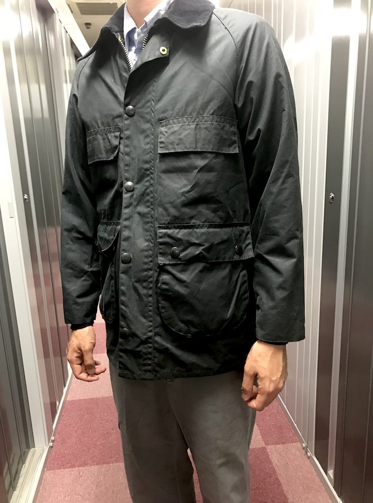80s 2クレストビンテージ ビデイル バブアー Barbour BEDALE www