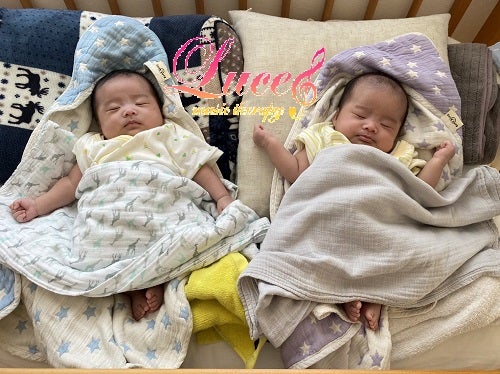 双子の甥っ子たちが産まれました！　妹が４人のママになりました！姫路市ルーチェリトミック