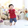 2歳　バースデーフォト　かわいい男の子　（七五三　愛媛県今治市ハッピーポケット　HORIO）の画像