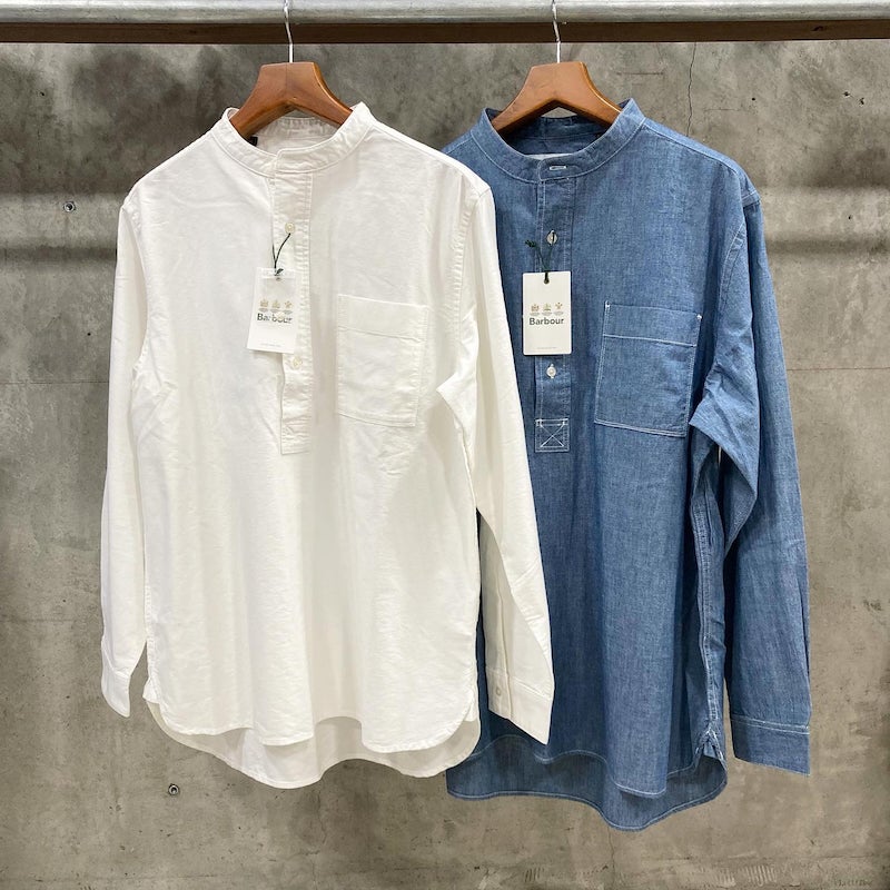 ☆新入荷!!☆BARBOUR 上質バンドカラーシャツ!! | 大分県大分市の