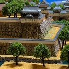 福山城A3正方形サイズの組み立て完成2の記事より