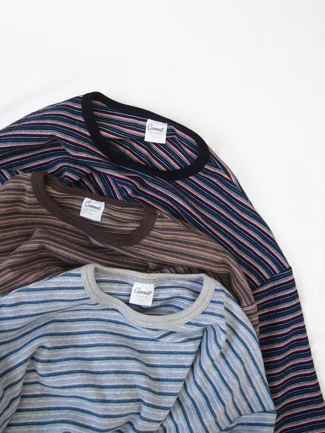 Connett Heavy Weight Comfortable Border LS Tee | WED STORE