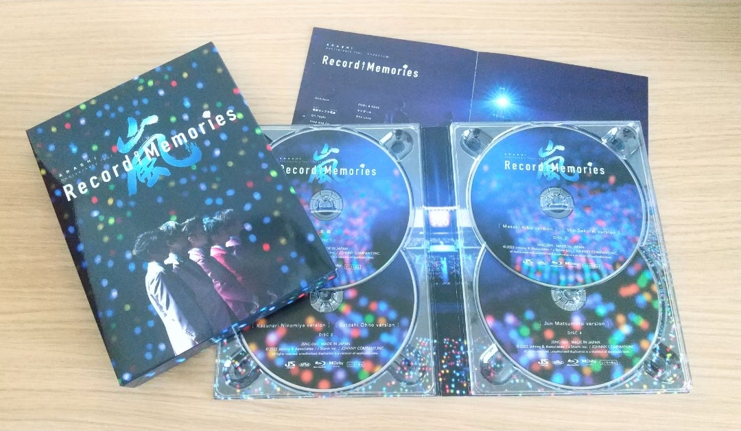 人気の 嵐“Record of Memories” Blu-ray ファンクラブ限定