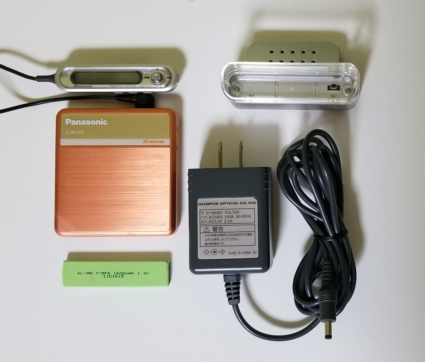 MDポータブルプレーヤー Panasonic SJ-MJ100 MDLP対応・完動品 | 驚愕