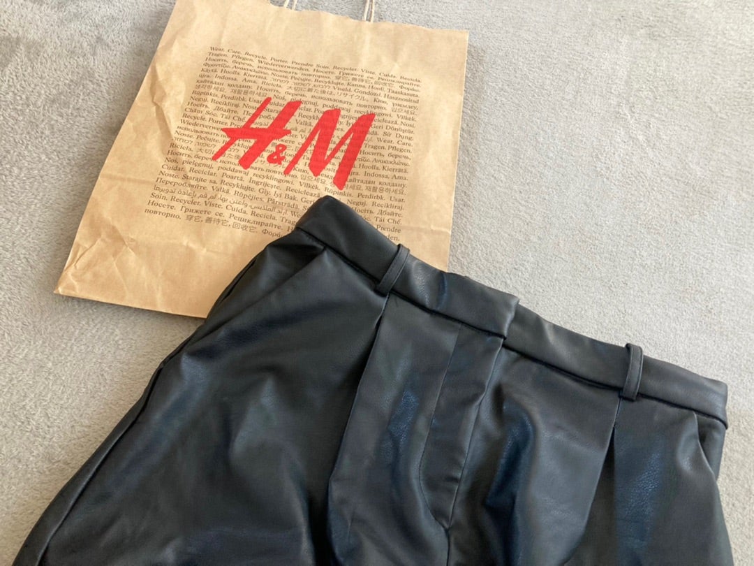 H&M購入品】即決したフェイクレザーパンツ | oriのゆる〜りブログ