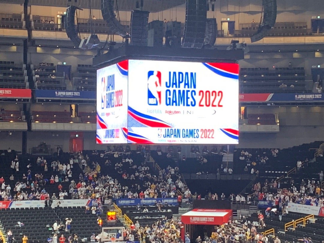 NBA Japan Games 2022 ウィザーズVSウォリアーズ | mintgreenの世界