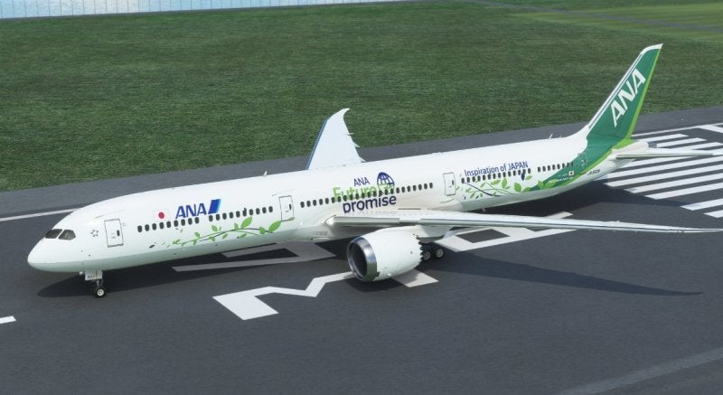 緑色の機体！？・・・ANAグリーン・ジェット | ヨシとユッコのブログ