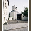 123〔スイス２回目①〕ブリッグのカトリック教会　水の流れる洗礼盤の画像
