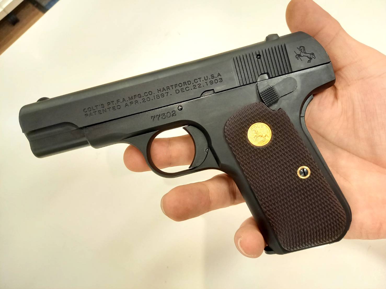 8480】CAW製 コルト.32オート HW樹脂製モデルガン MGCリバイバル 8480】CAW製 コルト.32オート HW樹脂製モデルガン MGCリバイバル