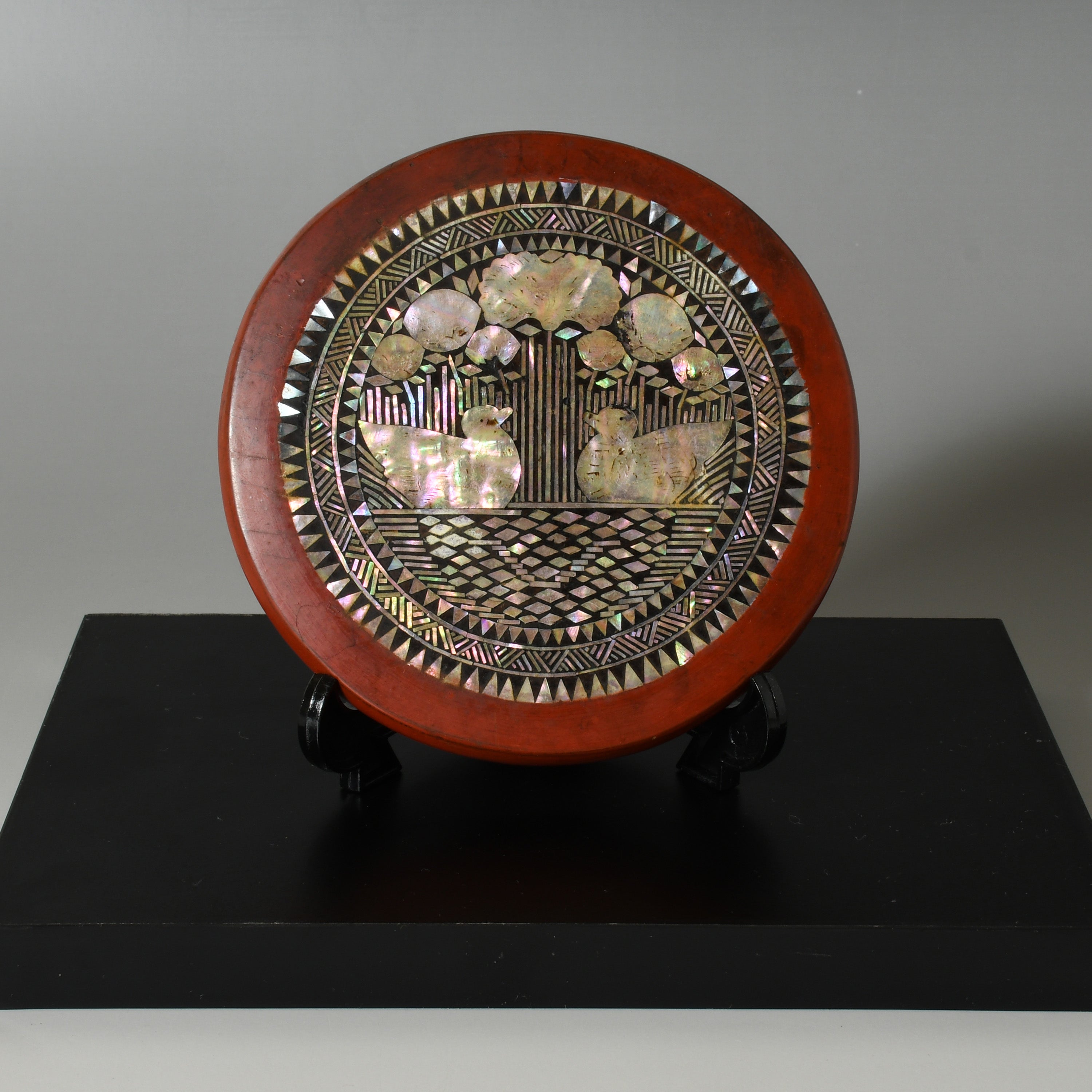朝鮮 螺鈿細工・蓮花水禽文 | 古美術花地蔵日記 / アート・骨董品