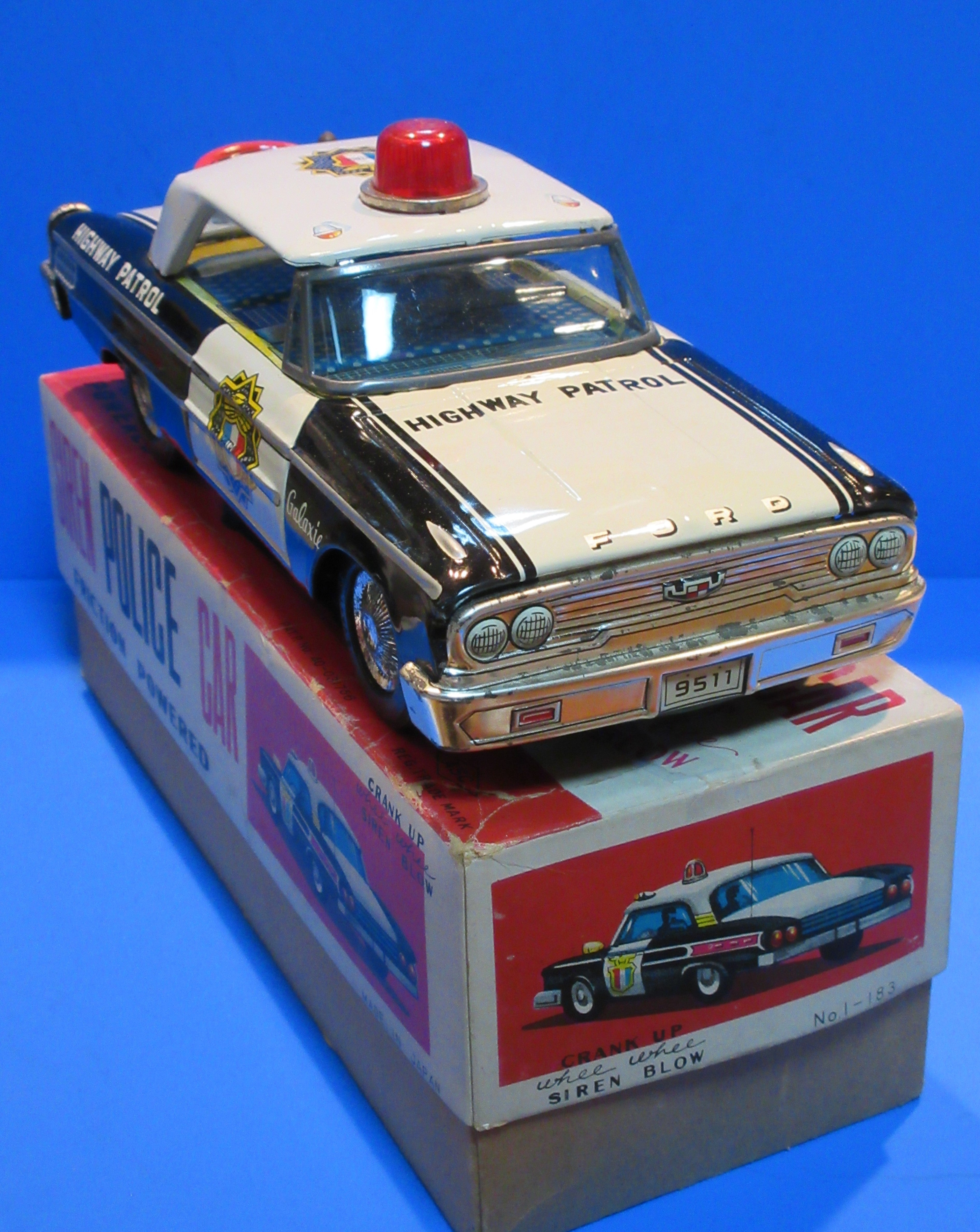☆1964年ヨネザワ米澤玩具 410ブルーバード ～ ブリキ自動車