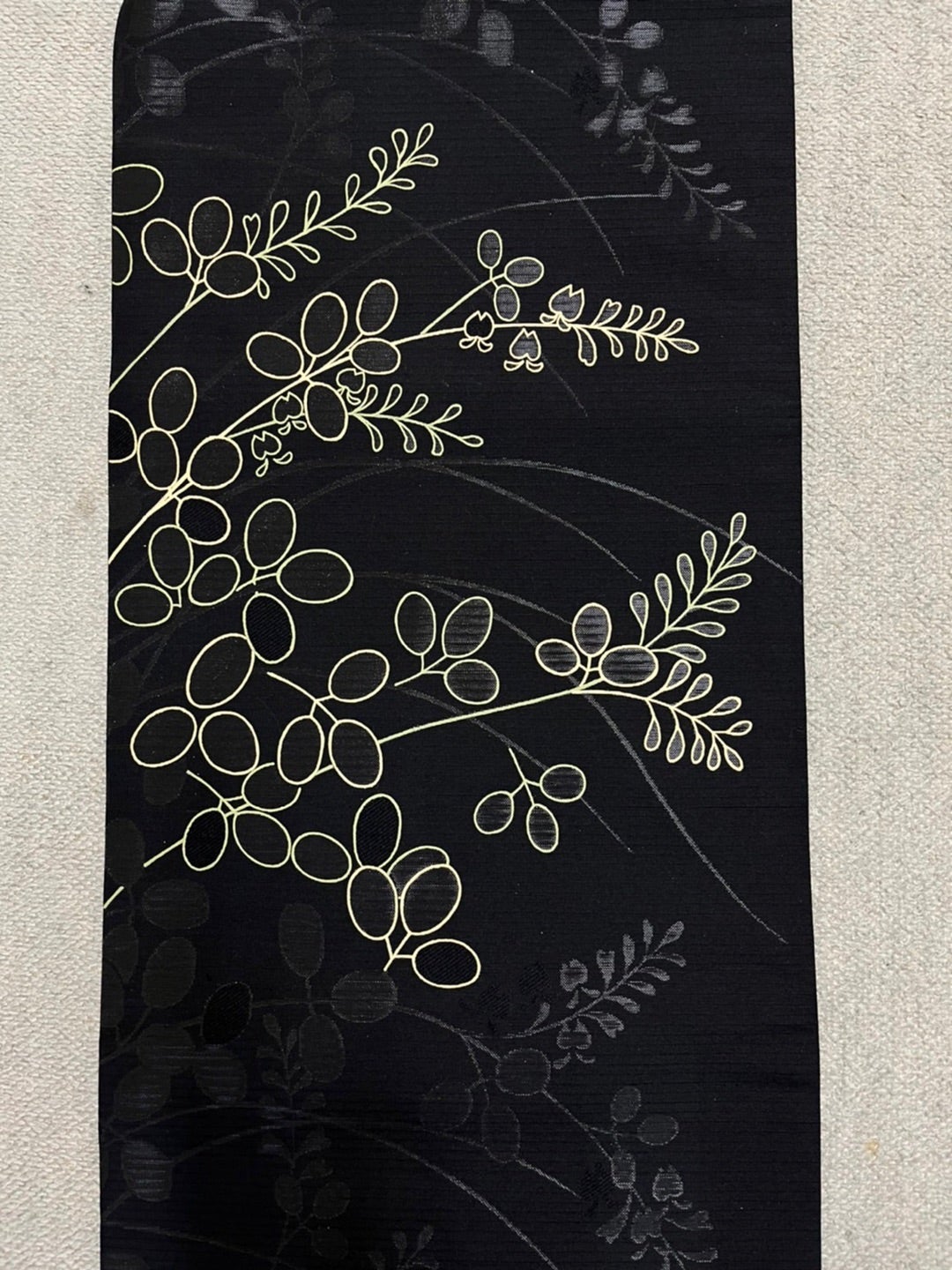 喪服の帯 喪服の帯を刺繍して普段使える帯にします。 | 喪服の帯