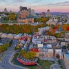 紅葉のケベックシティの画像