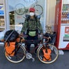 ワンちゃんと自転車で日本一周中のお客様がご来店くださいました♪の画像