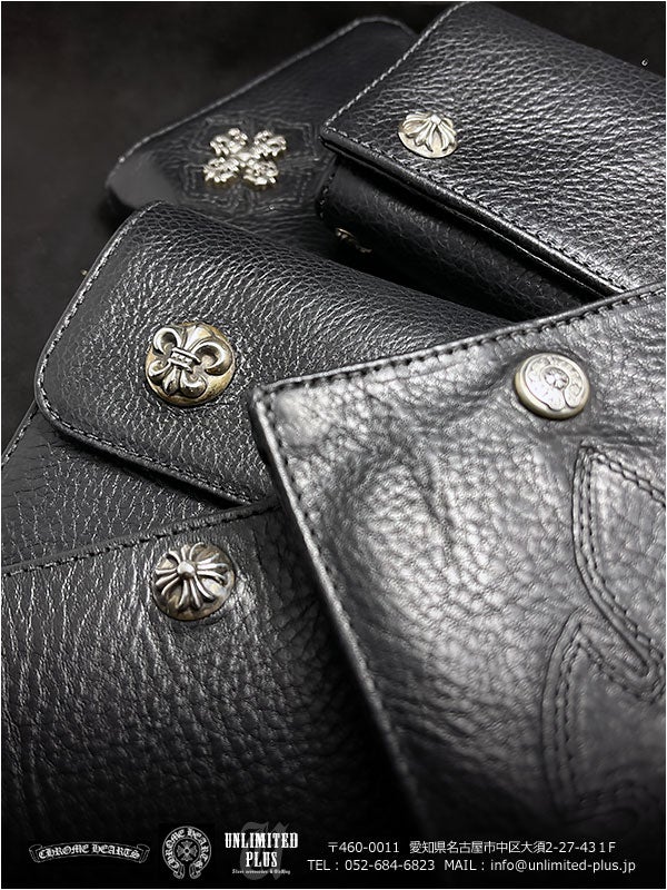 クロムハーツ 財布!入荷!3フォールド クロスボタンブラック クロムハーツ 財布!入荷!3フォールド クロスボタンブラック