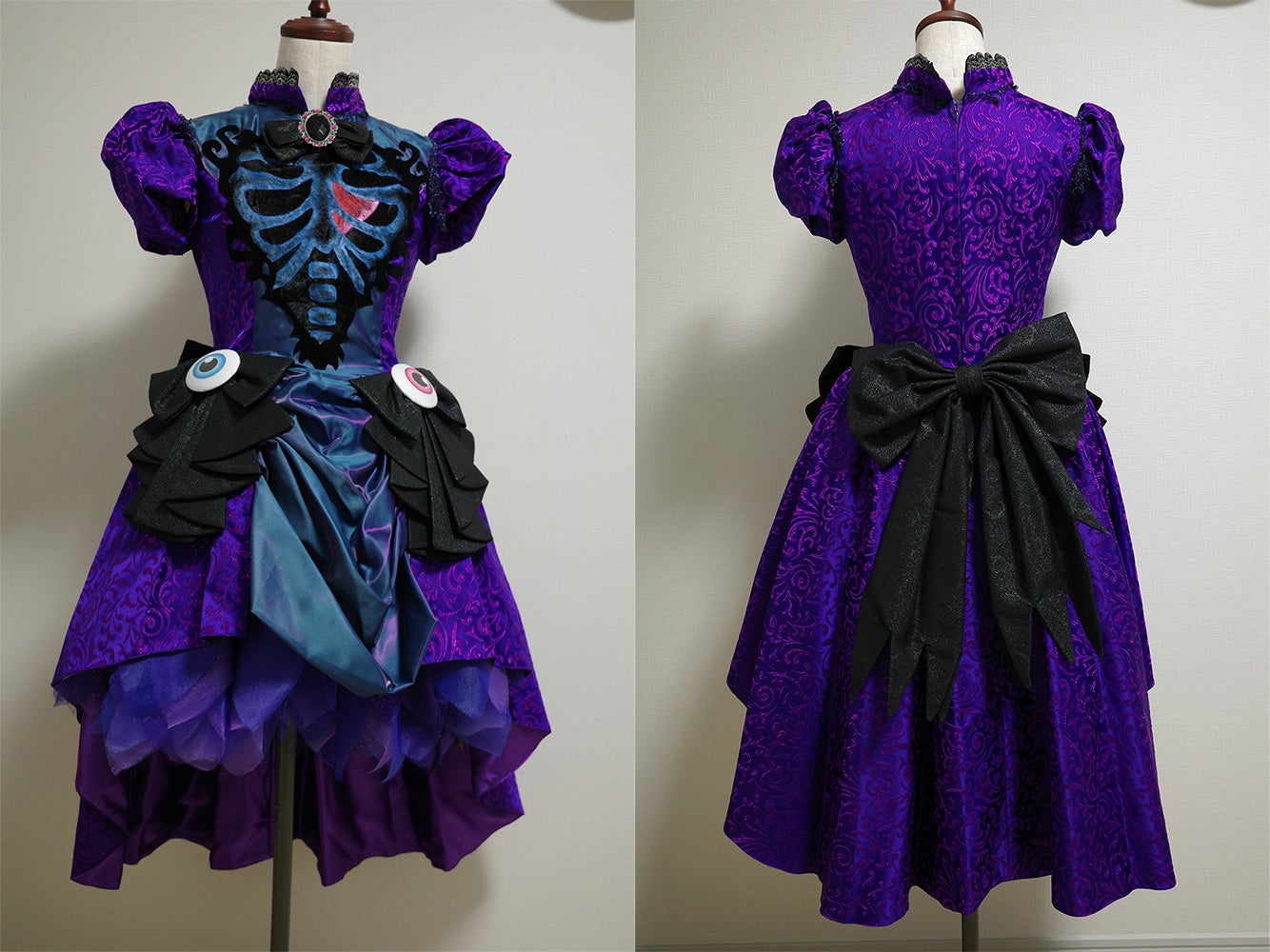 スプーキー“Boo!”パレード」の紫ダンサーさんの衣装を作る～ワンピース 