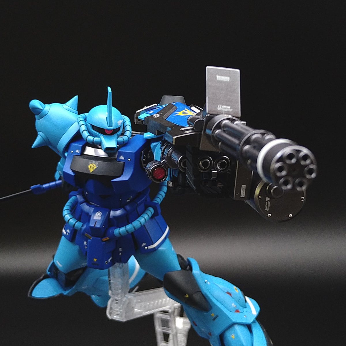 新作 MS-07B-3 1/144 HGUC グフカスタム(2022.2.26製作) のぶ工房 | 完成品