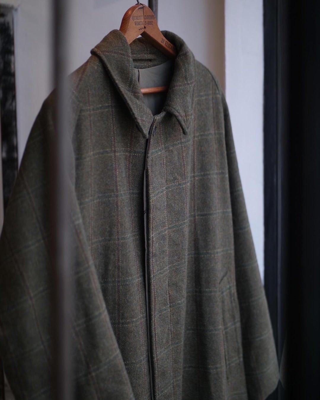 A.PRESSE Tweed Balmacaan Coat | Belluria のセレクトアイテム