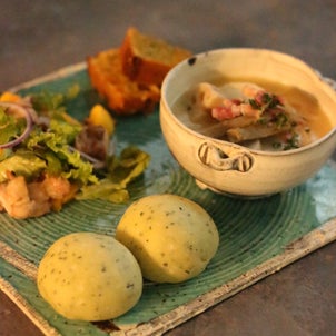 【レシピ付き】オーツ麦ミルクと根菜のスープの画像