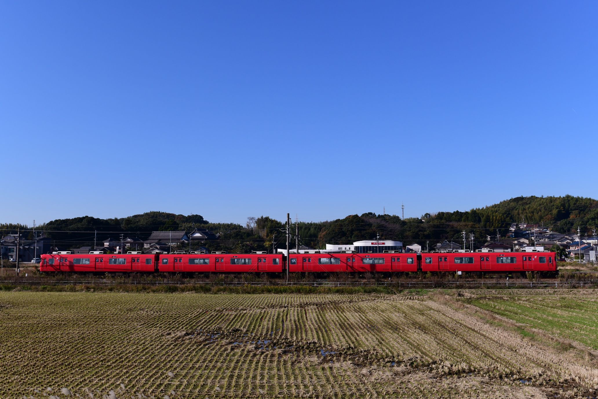 「鉄道部品即売会 2022 12 17」板を掲げた6008Fを撮る | しっぴきの鉄消しブログ