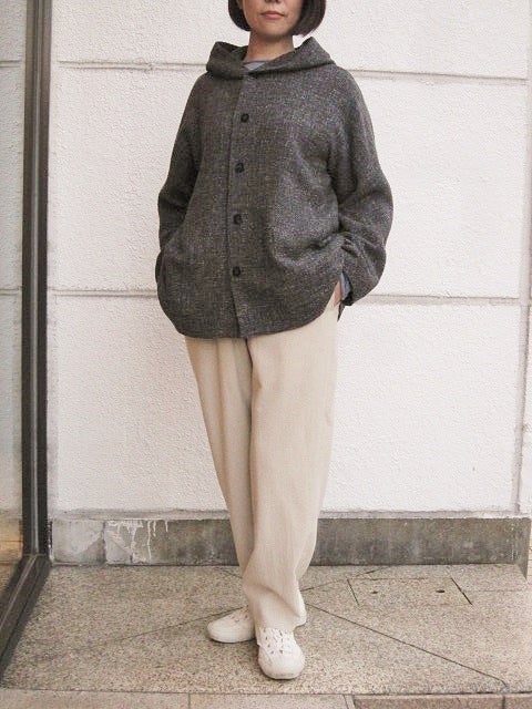 シルクウールカール”のフード付きジャケット | 長野ヨーガンレール