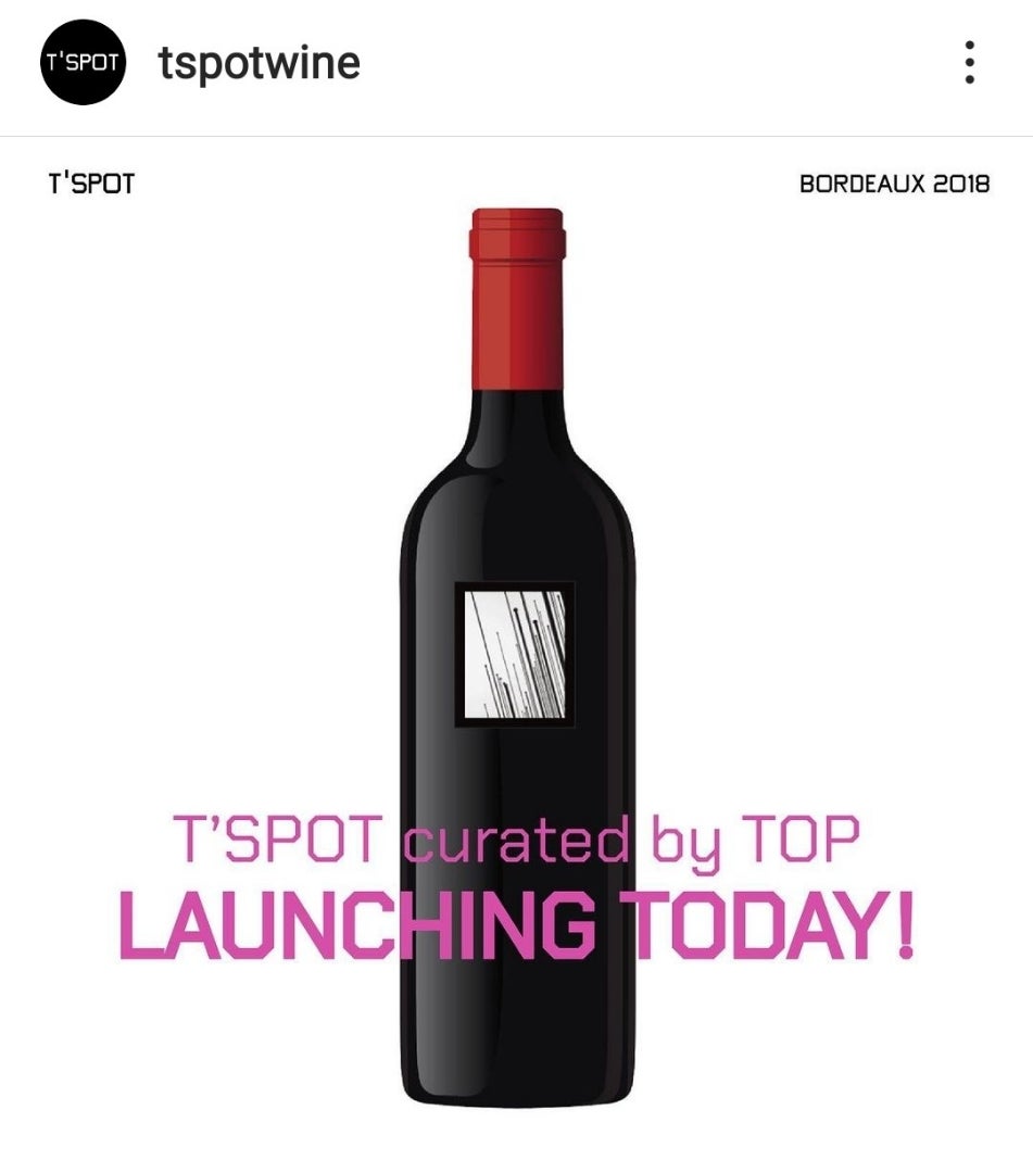 T'SPOT BORDEAUX 2018 BIGBANG TOP 赤ワインtspot - ワイン