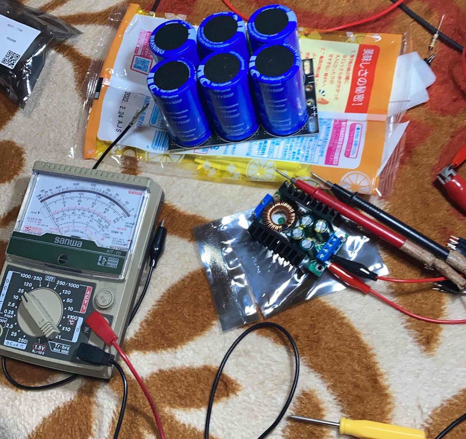 翌日発送 EDLC 充電発送 スーパーカーボンキャパシター 116F/16V