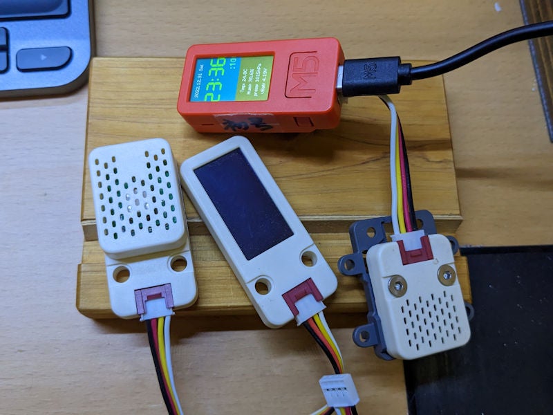 M5Stack用SCD40搭載CO2ユニット (温湿度センサ付き) / M5STACK-U103