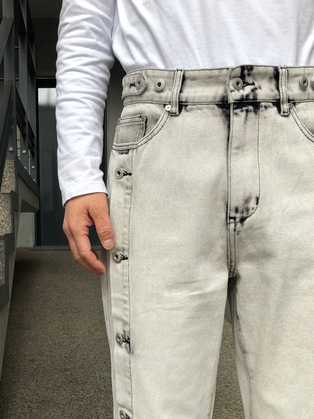 Side Release Denim Pants in Blue – SVRN