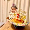 娘の2歳の誕生日の画像