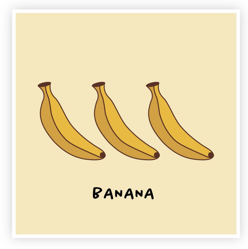 簡単すぎる バナナを描いてみましょ Mugiのだれでもイラストレーター