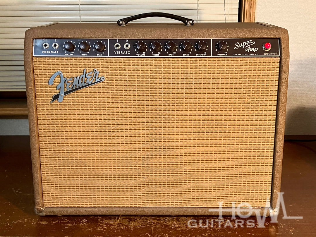 Fender USA 1962年製 Super Amp 6G4-A Brown Tolex | HOWL GUITARS
