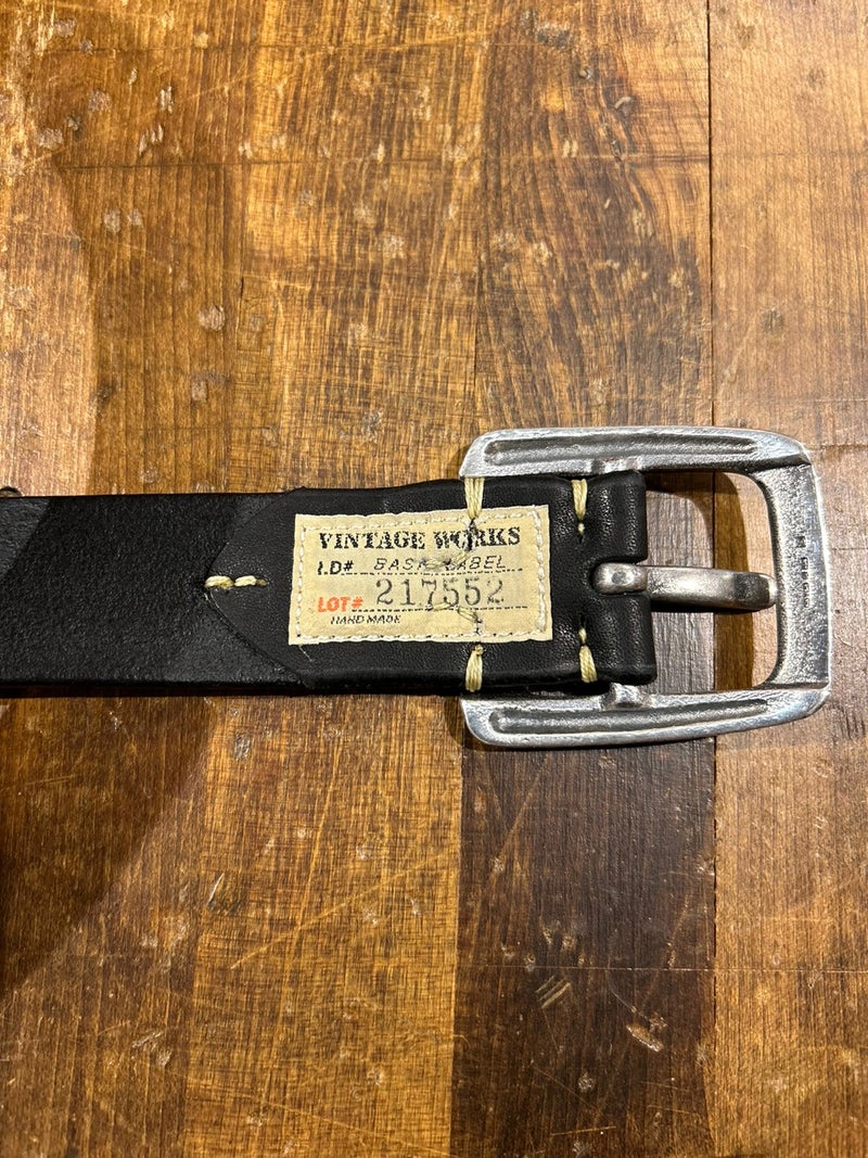 Vintage Works Leather Belt 7Hole Garrison Belt【DH5536】  