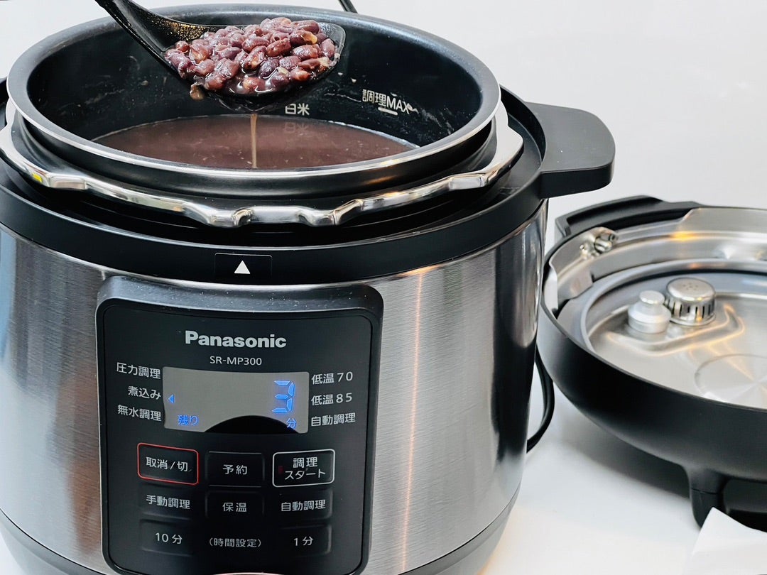 Panasonic電気圧力鍋&ふるさと納税のお餅で簡単「ぜんざい Panasonic電気圧力鍋&ふるさと納税のお餅で簡単「ぜんざい