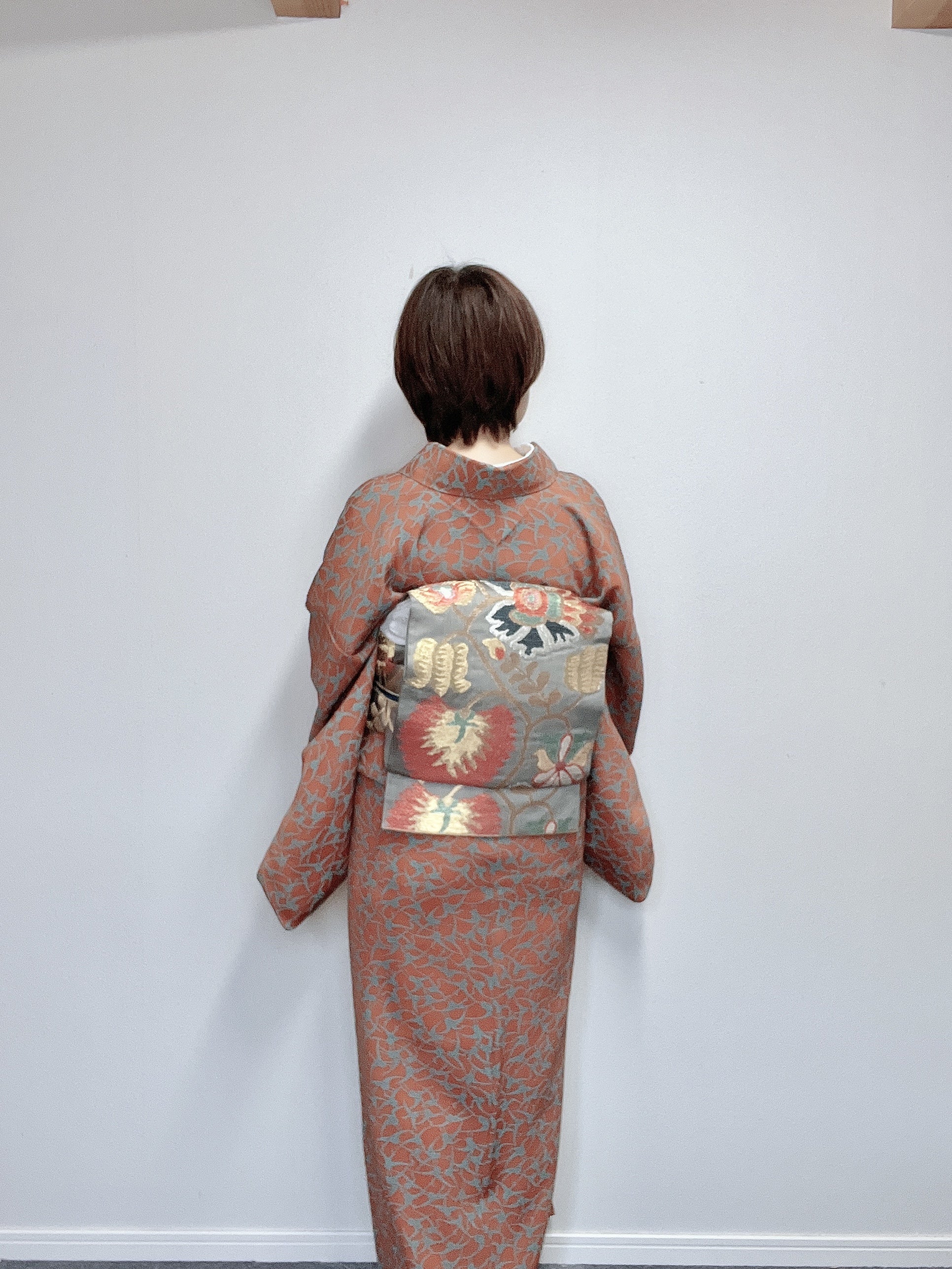 １月に着たくなる型絵染め小紋のコーデ | 京都・東京＊顔タイプ着物