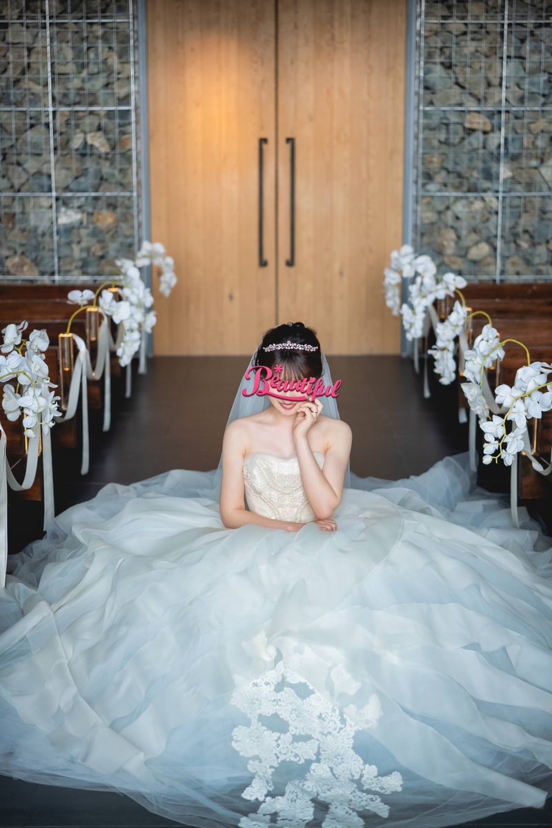 お客様の声【Vera Wangリーゼルの前撮り♪】 | ドレスひとすじ33年・京都アトリエヴァルゴ・幸せのドレスの作り方
