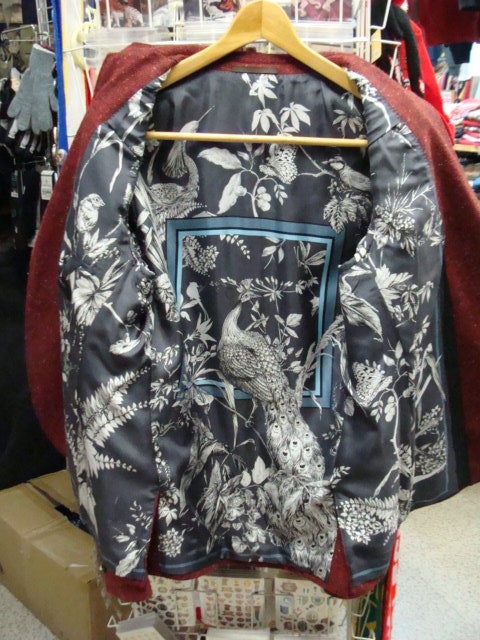 イタリア製  グッチ ウール テーラードジャケット エンジ