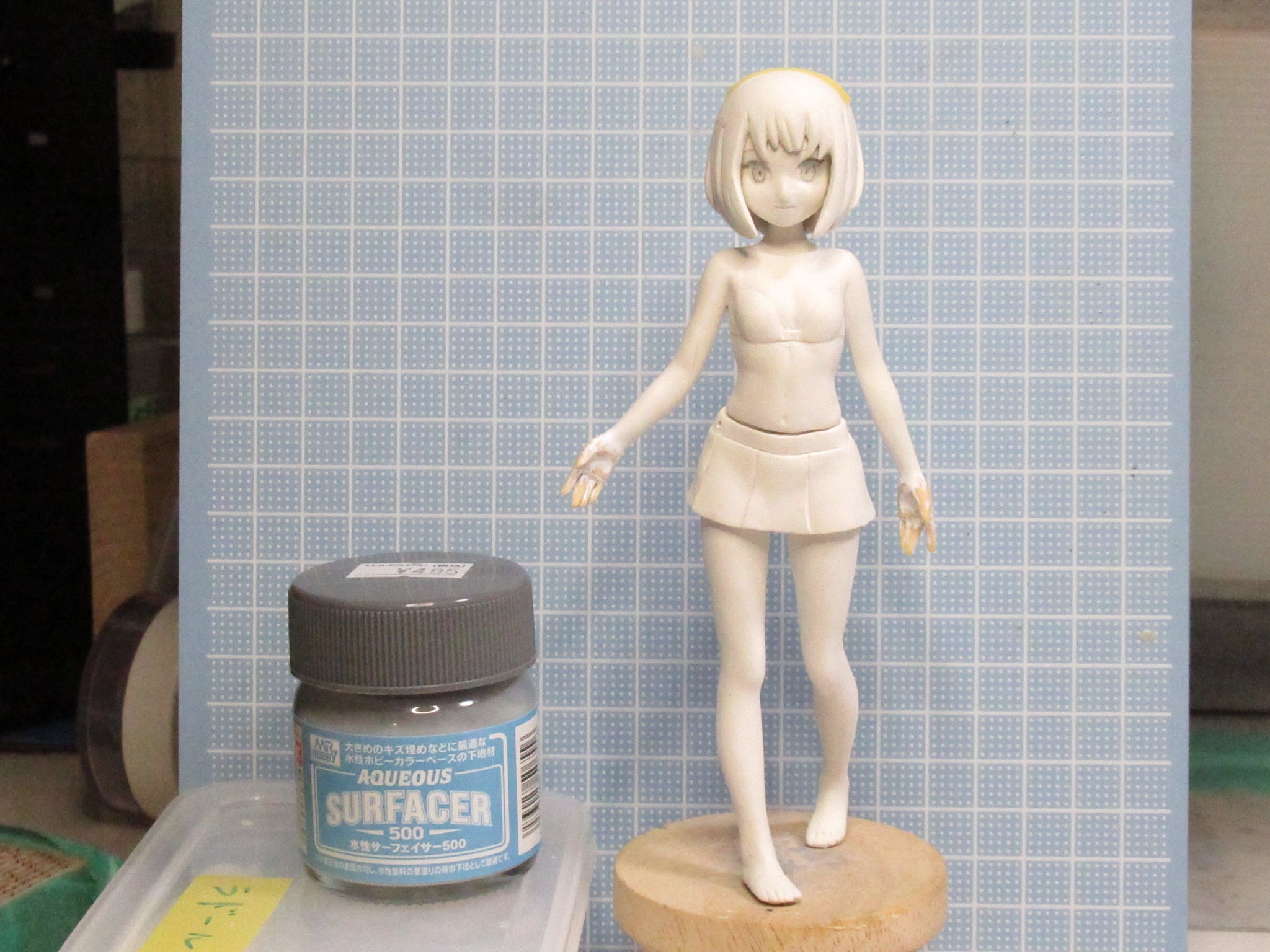 マネしないでね!!^^; フィギュア制作通信講座の作例 制作過程 6