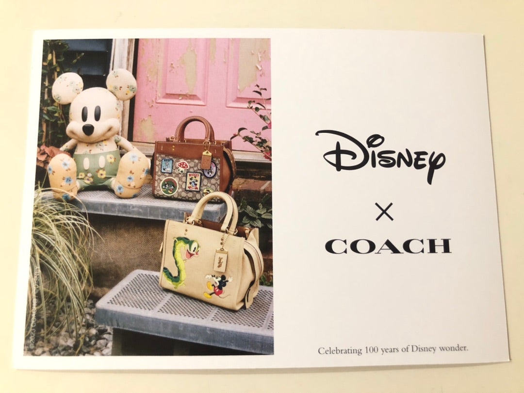 Disney × COACH】Disney創立100周年限定コレクション…♡ | ♡ひぃの 