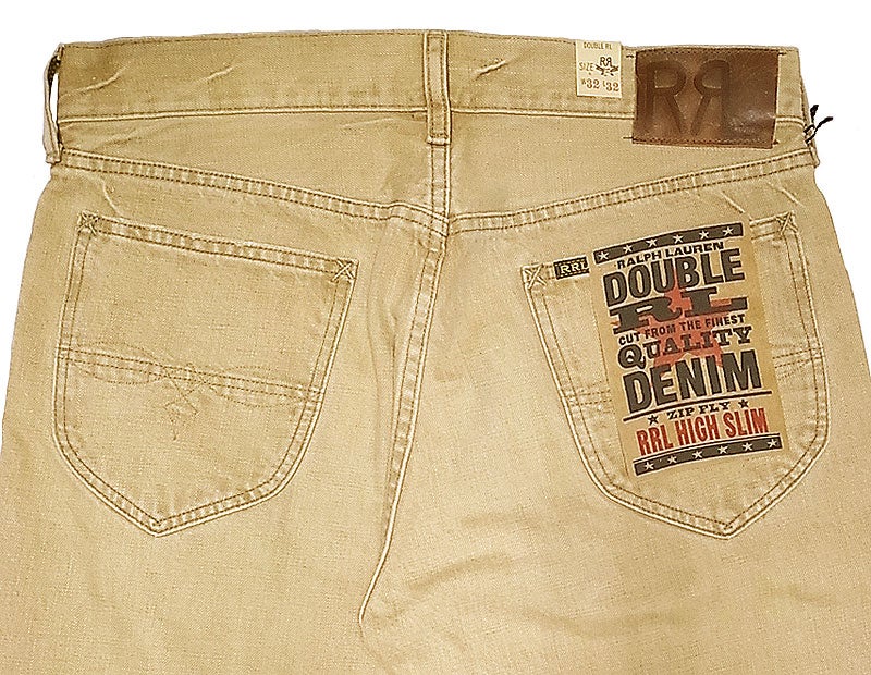 RRL COWBOY HIGH SLIM JEANS Vintage加工 茶 ダブルアールエル | 東京 