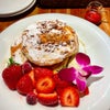ALOHA TABLE で「あまおう苺のビッグアイランドビーハニー パンケーキ 」の画像