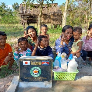 カンボジア井戸建設支援報告（ボンティーアンプル村 ジョンテンさん宅)の画像