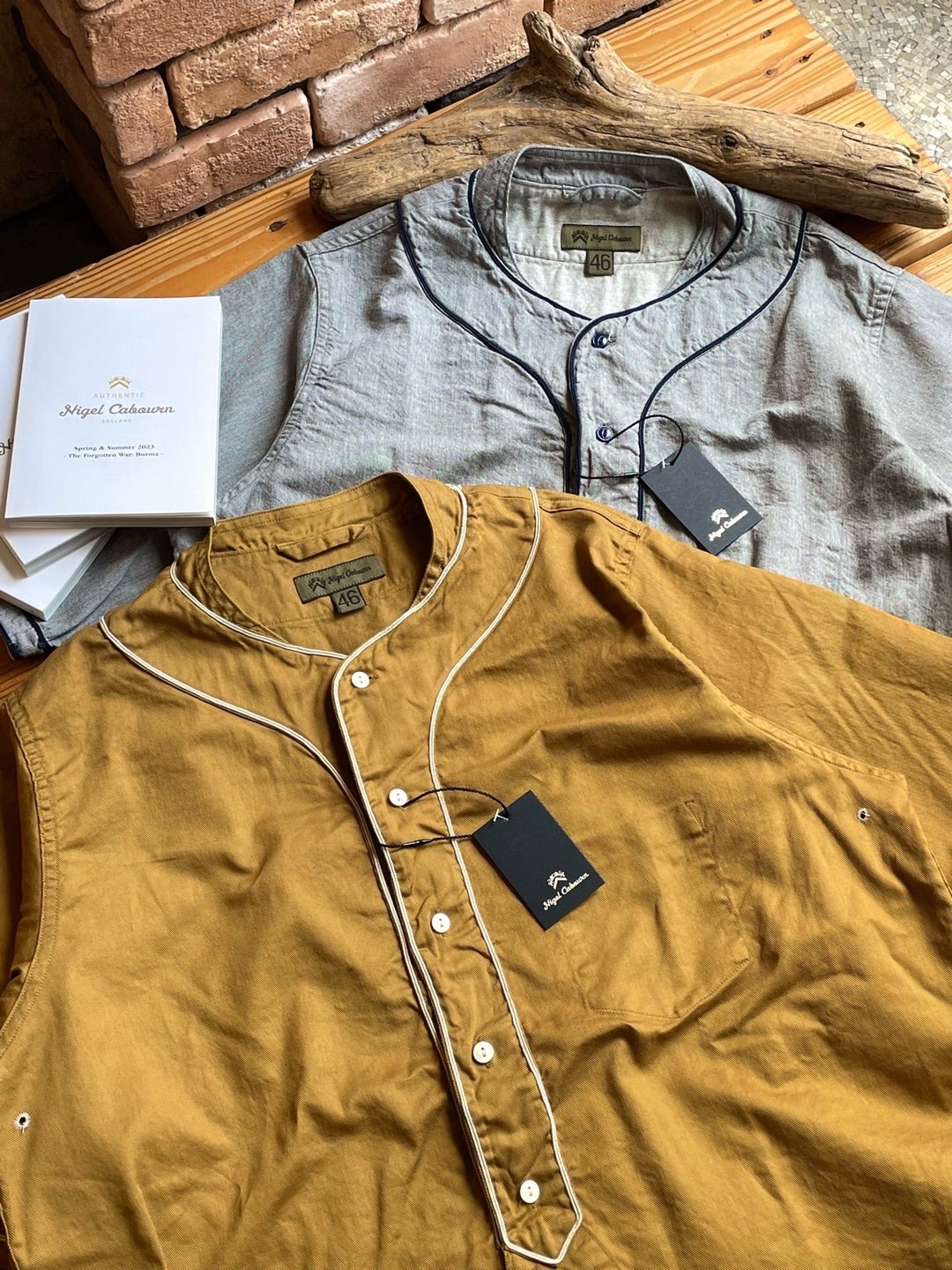 NIGEL CABOURN】これからの時期に活躍間違い無いベースボールシャツが