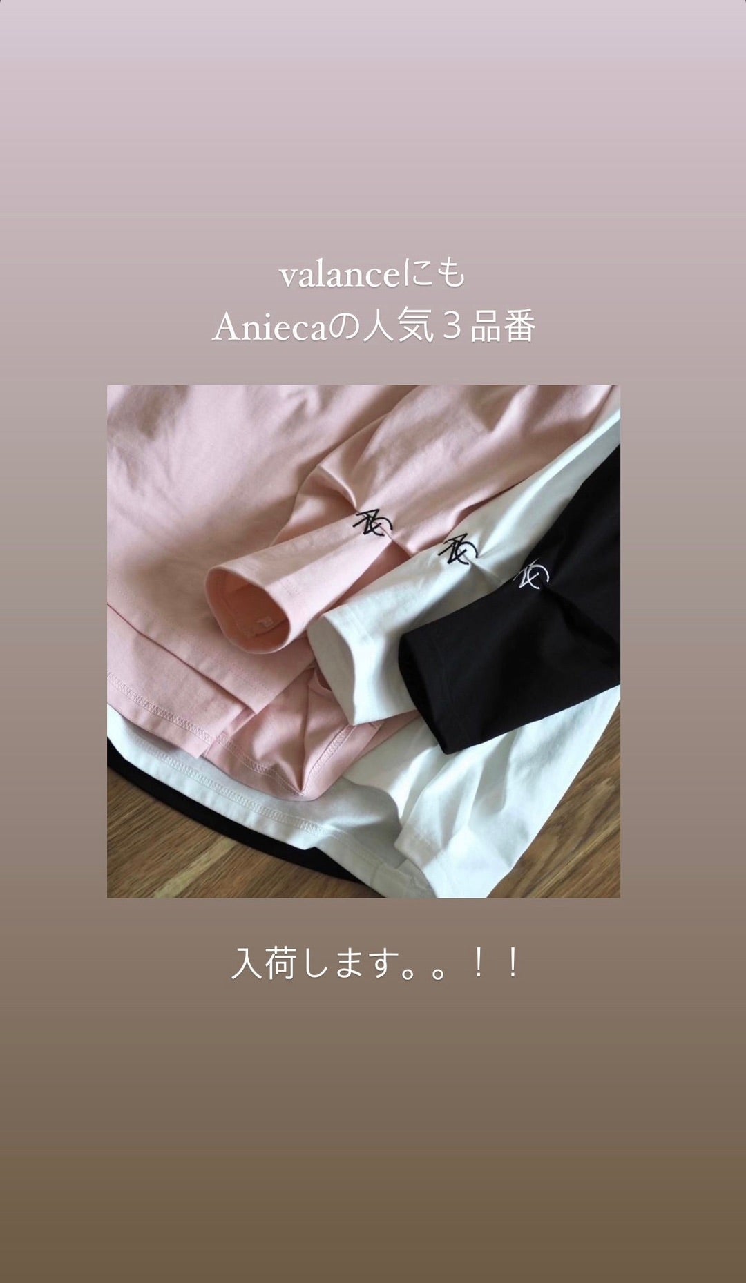 「ANIECA - アニーカ -」待望の入荷情報