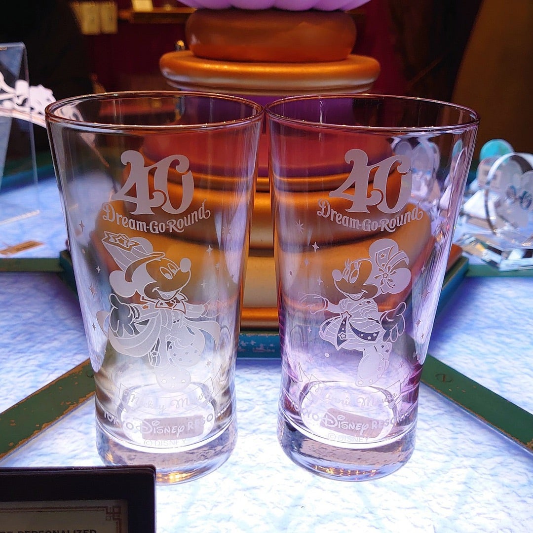 東京ディズニーリゾート40周年 記念ガラスグッズも豊富に登場！ 東京ディズニーランドグッズ・ライブグッズ買い物代行購入「スグキチャオ!!」ブログ