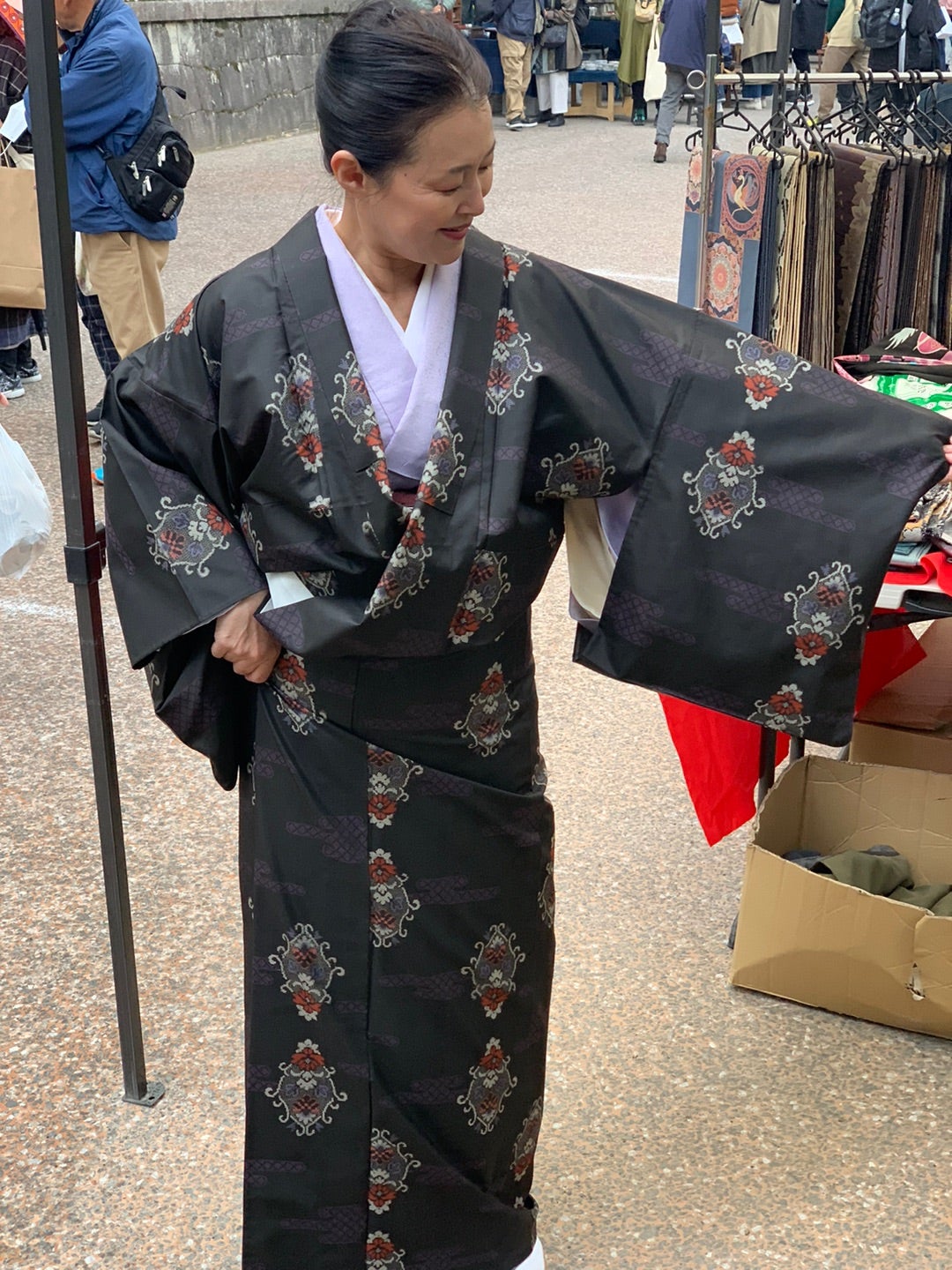 地元京都を着物で楽しむプチプラコーデ日記