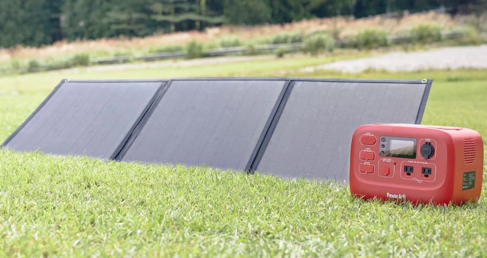 PowerArQ Solar ソーラーパネル 120W 折りたたみ式3枚 MC4