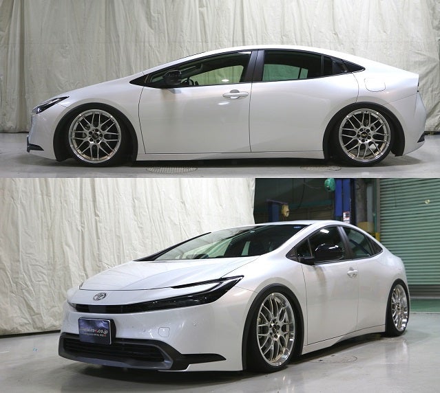新型プリウスを迫力ローダウン!! 車高調 『 Black☆i 新型プリウスを迫力ローダウン!! 車高調 『 Black☆i